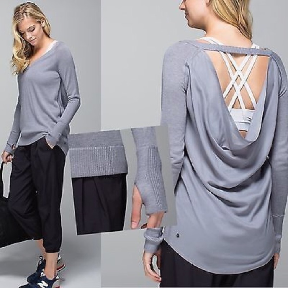 lululemon unity pullover cashmere sweater